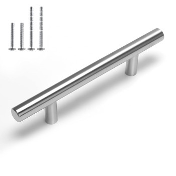 Homdiy Cabinet Handles Brushed Nickel Drawer Pulls Hd201Sn Cabinet Hardware Stainless Steel Kitchen Cupboard Handles Cabinet H