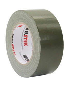 Welstik Professional Grade Army Green Tape Duct Tape Waterproof Duct Cloth Fabric Duct Tape For Photographers Repairs Diy Cra