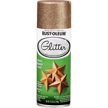 Rustoleum 344696 Specialty Glitter Spray 1025 Oz Pack Of 1 Copper 10 Ounce