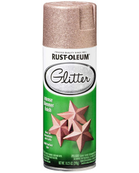 Rustoleum 344697 Specialty Glitter Spray Paint 1025 Oz Rose Gold Pack Of 1