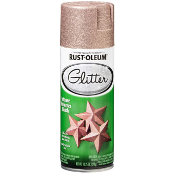 Rustoleum 344697 Specialty Glitter Spray Paint 1025 Oz Rose Gold Pack Of 1