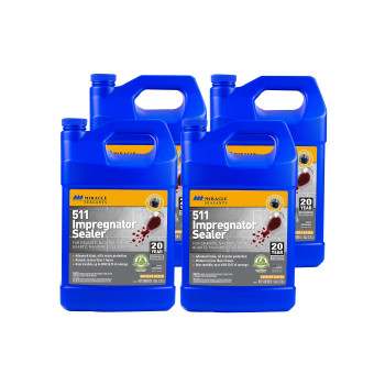 Miracle Sealants 511 Impregnator Penetrating Sealer Gallon 4 Pack