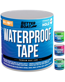 White Waterproof Tape For Leaks Thick Heavy Duty Water Proof Tape Sealing Marine Grade Outdoor Pools Gutter Underwater Stop L