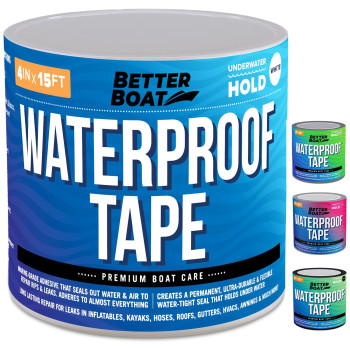 White Waterproof Tape For Leaks Thick Heavy Duty Water Proof Tape Sealing Marine Grade Outdoor Pools Gutter Underwater Stop L