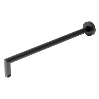 Black Matte 16 Round Wall Shower Arm