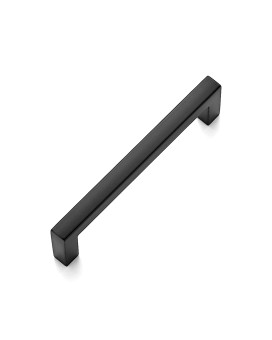 Ravinte 1 Pack Solid 334 Inch Center To Center Slim Square Bar Drawer Handles Kitchen Cabinet Handles Black Drawer Pulls Kitch