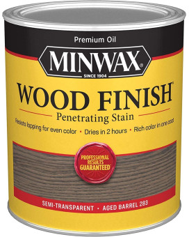 Qt Minwax 70105 Aged Barrel Wood Finish Penetrating Oilbased Wood Stain