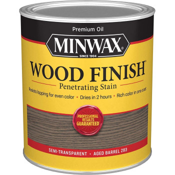 Qt Minwax 70105 Aged Barrel Wood Finish Penetrating Oilbased Wood Stain