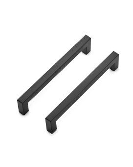 Ravinte 10 Pack 614 Inch Kitchen Square Cabinet Handles Matte Black Cabinet Pulls Black Drawer Pulls Kitchen Cabinet Hardware