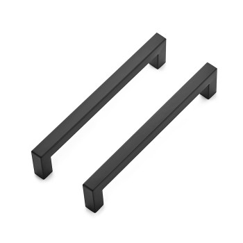 Ravinte 10 Pack 614 Inch Kitchen Square Cabinet Handles Matte Black Cabinet Pulls Black Drawer Pulls Kitchen Cabinet Hardware