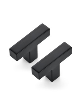 Ravinte 3 Pack 2 Inch Length Square Cabinet Pulls Matte Black Stainless Steel Kitchen Drawer Pulls Cupboard Handles Cabinet Hand