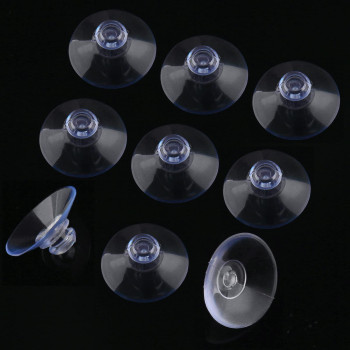 Qjaiune 30 Pack Glass Table Suction Cups 30Mm Rubber Suction Cup Hangers Without Hooks Anticollision Suction Cups Transparent