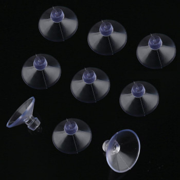 Qjaiune 30 Pack Glass Table Suction Cups 18Mm Rubber Suction Cup Hangers Without Hooks Anticollision Suction Cups Transparent