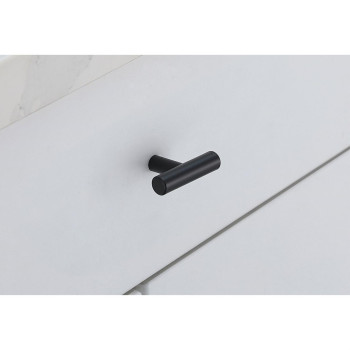 Quinn Matte Black T Bar Pull Multipack Set Of 10