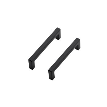 Ravinte 10 Pack Solid 312 Inch Center To Center Slim Square Bar Drawer Handles Kitchen Cabinet Handles Black Drawer Pulls Kitc