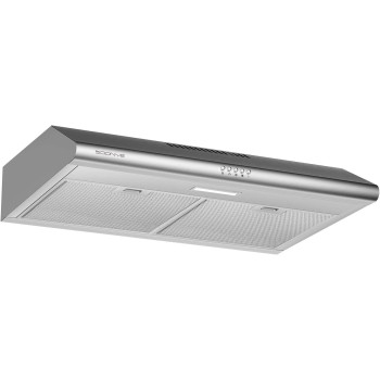 Soonye 30 Inch Stainless Steel Under Cabinet Range Hood Slim Kitchen Vent Hood Ductedductless Convertible With 3 Speed Control