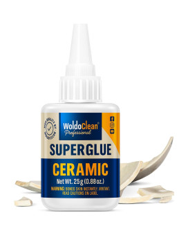 Super Glue For Ceramics And Porcelain 25G Waterproof High Temperature Resistant And No Smell