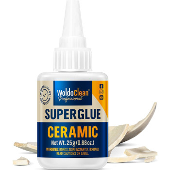 Super Glue For Ceramics And Porcelain 25G Waterproof High Temperature Resistant And No Smell