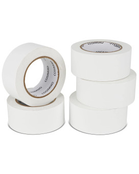 Cosimixo 5Pack White Heavy Duty Duct Tape 2 Inches X 30 Yards Strong Flexible No Residue Allweather And Tear By Hand Bu