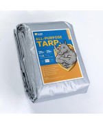 Guard Shield Silver Tarp Waterproof 20X25 Feet Medium Duty All Purpose Poly Tarps Cover 7Mil