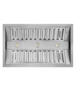 Hauslane Prostyle 40 Inr300 Builtin Range Hood 21 Deep Low Noise Performance Contemporary Design Fullsize Hand