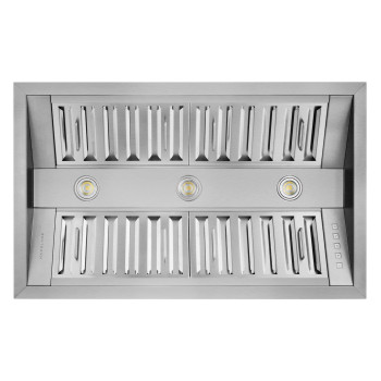 Hauslane Prostyle 40 Inr300 Builtin Range Hood 21 Deep Low Noise Performance Contemporary Design Fullsize Hand