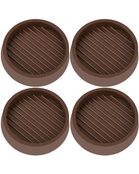 Vocomo 3X3 Caster Cups Round Rubber Furniture Coasters With Antisliding Floor Grip Non Skid Furniture Pads Furniture Floor Pr