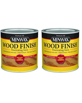 Minwax Wood Finish 222304444 8 Fl Oz Pack Of 2 Colonial Maple