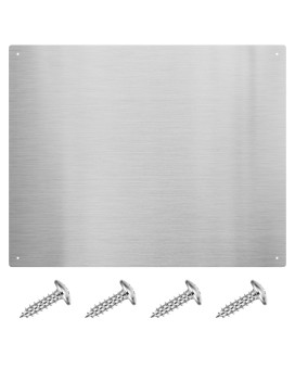 Ekon Stainless Steel Backsplash 24 X 30 Inch Wall Shield For Kitchen Easy Clean And Installation