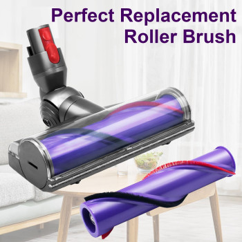 2 Pack Roller Brush Replacement For The Ilovelife Brand Quickrelease Motorhead Cleaner Compatible With Dyson V10 Sv12 Vacuum 5C