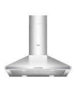 Midea Mvp30W6Ast Ducted Pyramid Range 450 Cfm Stainless Steel Wall Mount Vent Hood With 3 Speed Exhaust Fan 5Layer Aluminum Pe