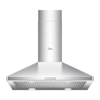 Midea Mvp30W6Ast Ducted Pyramid Range 450 Cfm Stainless Steel Wall Mount Vent Hood With 3 Speed Exhaust Fan 5Layer Aluminum Pe