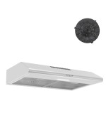 Sndoas Range Hood 30 Inch Ductless Range Hood With Charcoal Filter Under Cabinet Range Hood Kitchen Hood With Button Control Ven