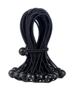 Perkhomy 30 Pcs 9 Inch Ball Bungee Cord Heavy Duty Bungie Cord Balls For Tarp Tie Down Canopy Camping Tents Cargo Holding Wire H