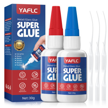 Yaflc Super Glue For Ceramic Repair 30 G X 2 Ceramic Glue For Pottery Super Glue For Plastic Metal Wood Shoe Rhinestone G