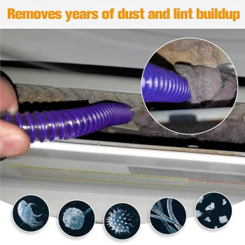 Funteck Dryer Lint Vacuum Attachment Kit For Dyson Gen5 V15 V12 V11 V10 V8 V7 Vacuum Cleaners Including Flexible Refrigerator C