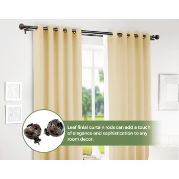 1 Inch Black Double Curtain Rods For Windows 120 To 180 Inches Usfook Adjustable Heavy Duty Drapery Rods 140 To 195 Inches Tel