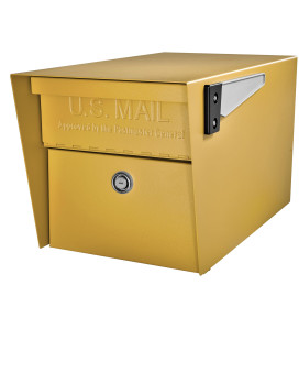 Mail Boss 7583 Mail Manager Curbside Locking Security Mailbox Marigold