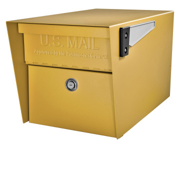 Mail Boss 7583 Mail Manager Curbside Locking Security Mailbox Marigold