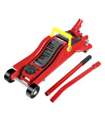 Jack Boss Floor Jack 25 Ton 5500 Lbs Hydraulic Low Profile Trolley Car Jack Lifting Range 35 To 14 Fit Use For Automot