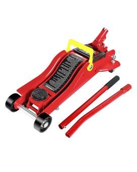 Jack Boss Floor Jack 25 Ton 5500 Lbs Hydraulic Low Profile Trolley Car Jack Lifting Range 35 To 14 Fit Use For Automot