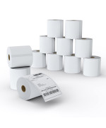 Mflabel 12 Rolls Of 450 Labels 4X6 Direct Thermal Shipping Labels For Zebra 2844 Zp450 Zp500 Zp505