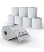 Mflabel 8 Rolls Of 450 Labels 4X6 Direct Thermal Shipping Labels For Zebra 2844 Zp450 Zp500 Zp505