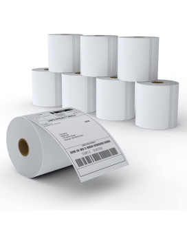 Mflabel 8 Rolls Of 450 Labels 4X6 Direct Thermal Shipping Labels For Zebra 2844 Zp450 Zp500 Zp505