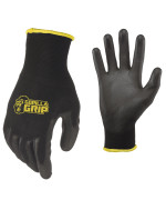 Gorilla Grip Slip Resistant Work Gloves 5 Pack Medium