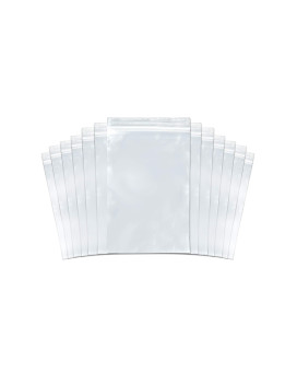 Snl Quality Zipper Lock Reclosable Clear Disposable Plastic Bags Strong 4 X 6 2 Mil 100 Bags