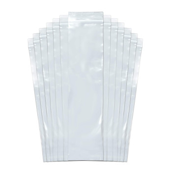 Snl Quality Zipper Lock Reclosable Clear Disposable Plastic Bags Strong 3 X 12 2 Mil 100 Bags