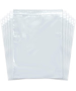 Snl Quality Zipper Lock Reclosable Clear Disposable Plastic Bags Strong 10 X 13 2 Mil 100 Bags