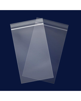 Imailer 100 Count 5 X 7 Small Zip Bags Clear Reclosable Zip Plastic Poly Bags 2 Mil With Lock Seal Zipper For A2 A4 A6