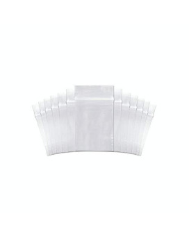 Snl Quality Zipper Lock Reclosable Clear Disposable Plastic Bags Strong 3 X 5 2 Mil 100 Bags